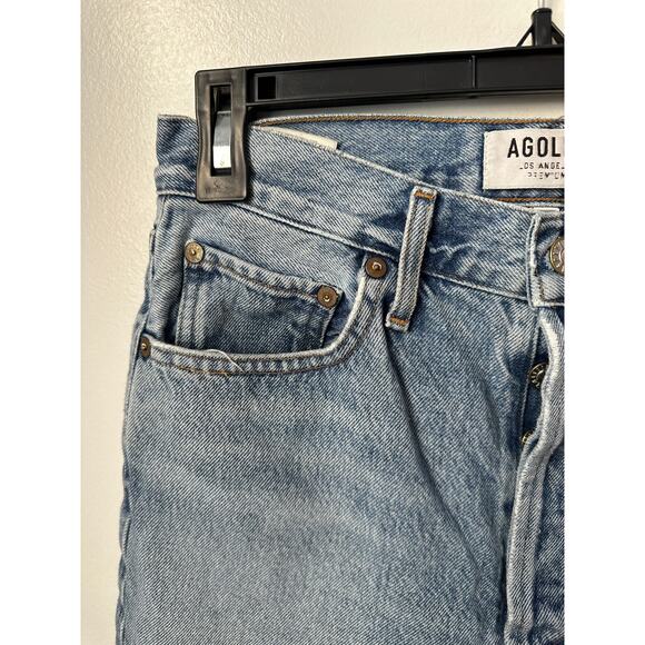 AGOLDE Riley High-Rise Straight Cropped Jeans - Picture 6 of 11